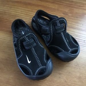 Nike Sunray Black Sandal Little Boys/toddler